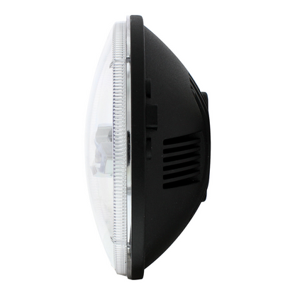ULTRALIT - 3 High Power LED 7" Headlight With 10 White LED Position Light