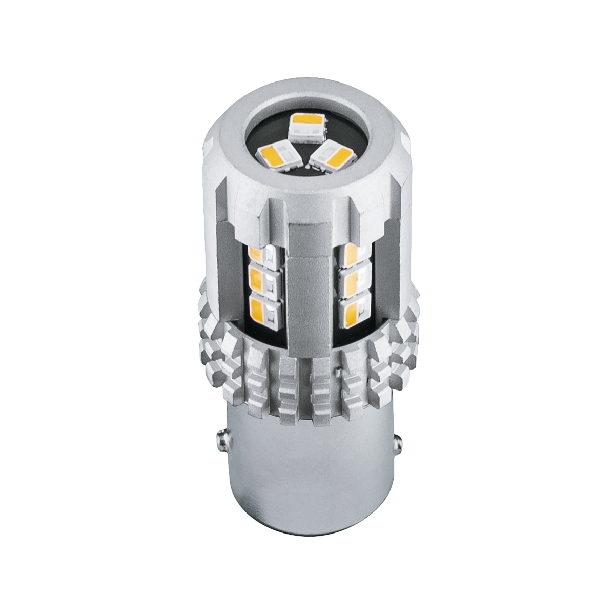 360-Degree Double Fury High Power 18 LED 1157 Bulb-Amber & Red LED