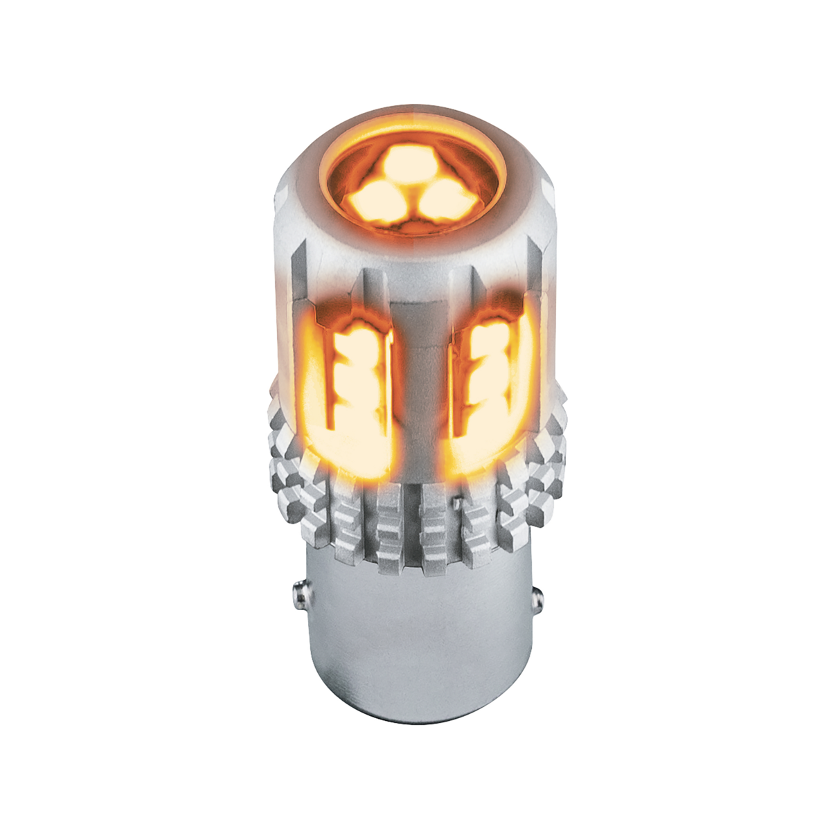 360-Degree Double Fury High Power 18 LED 1157 Bulb-Amber & Red LED