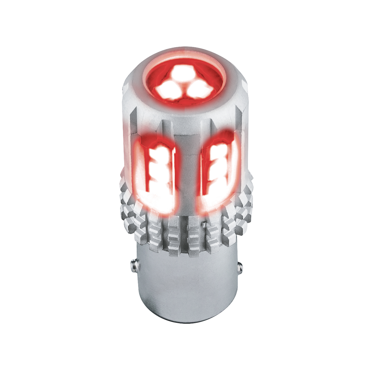360-Degree Double Fury High Power 18 LED 1157 Bulb-Amber & Red LED