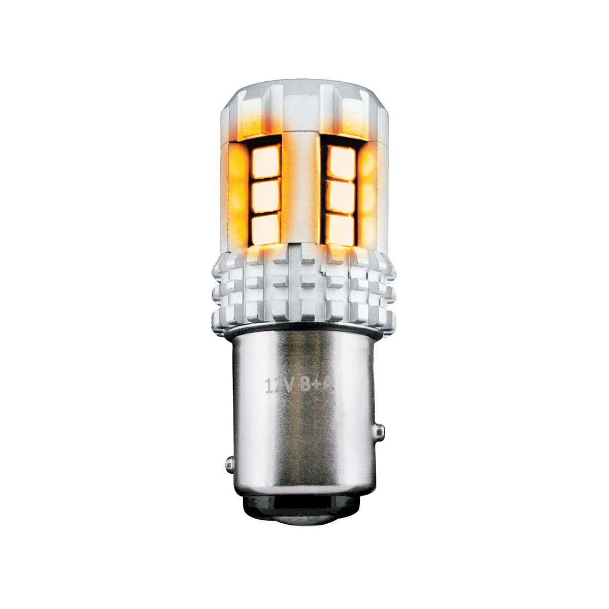 360-Degree Double Fury High Power 18 LED 1157 Bulb-Amber & Red LED