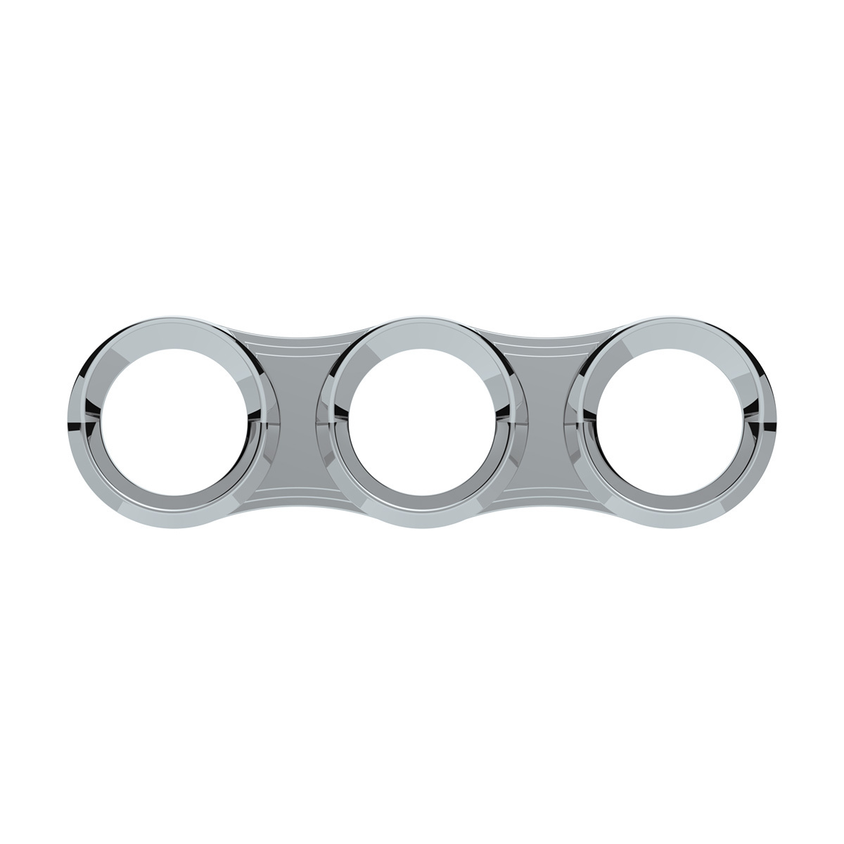 3 Gauge Cluster Cover With Visor For 2006+ Peterbilt - Horizontal