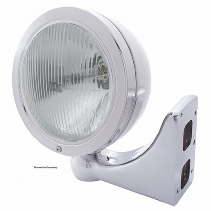 Stainless Steel "Bullet" Classic Headlight H4 Bulb