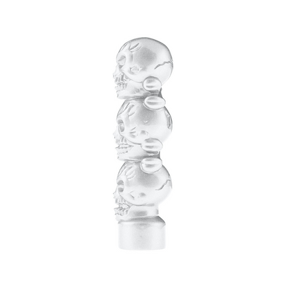1/2"-13 Thread-On 3 Skull Candy Color Shift Knob-Pearl White