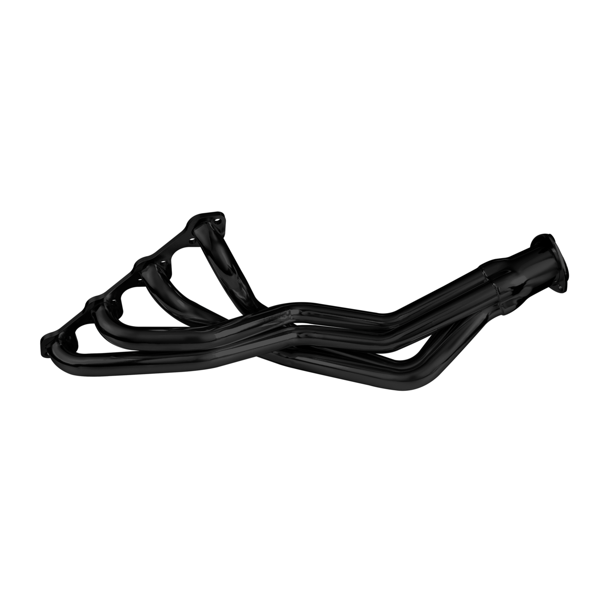 Black Painted 289/302 Long Tube Headers For 1966-77 Bronco