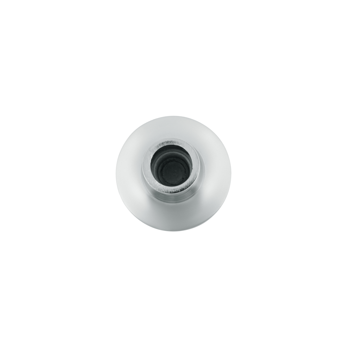 Aluminum Screw-On Air Valve Knob With Glossy Trailer Script Sticker - Black Sticker