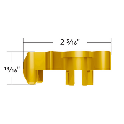 Candy Color Plastic Splitter Button For Eaton Fuller 13 Speed Shifter-Electric Yellow