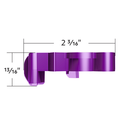 Candy Color Plastic Splitter Button For Eaton Fuller 15 Speed Shifter-Candy Purple