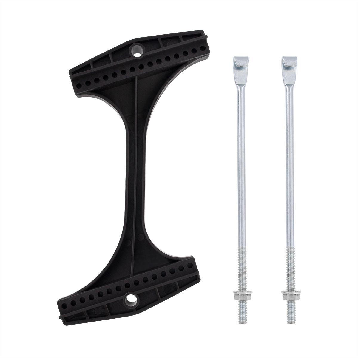 Black Polymer Battery Hold Down Bracket For Ford Bronco (1978-79) & Truck (1973-79)
