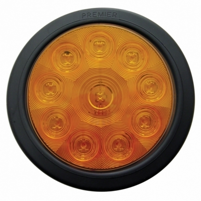 10 LED 4" Turn Signal Light Kit - Amber LED/Amber Lens