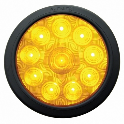 10 LED 4" Turn Signal Light Kit - Amber LED/Amber Lens