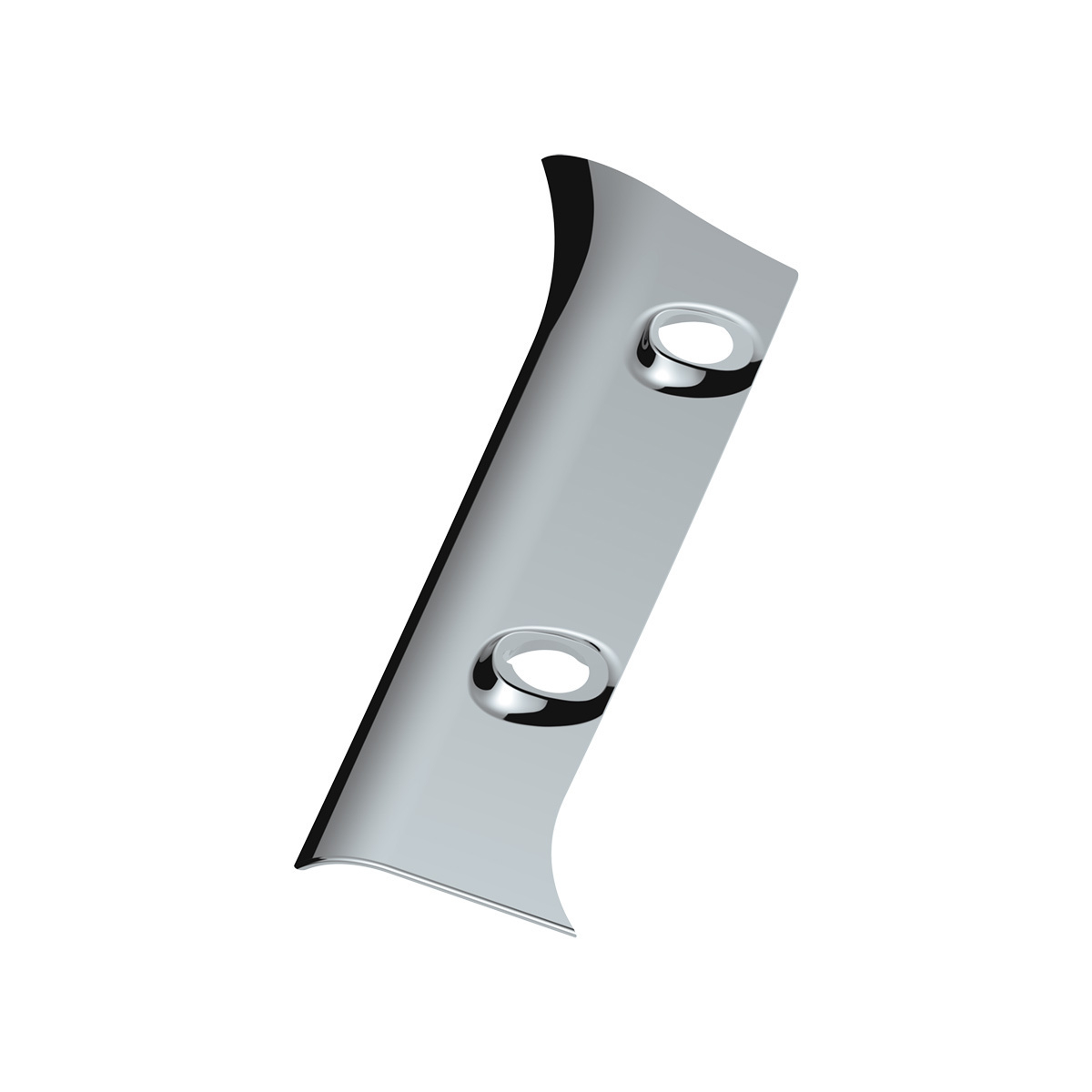 Chrome Plastic Interior Window Post Cover For 2006-2024 Kenworth W900 - Driver