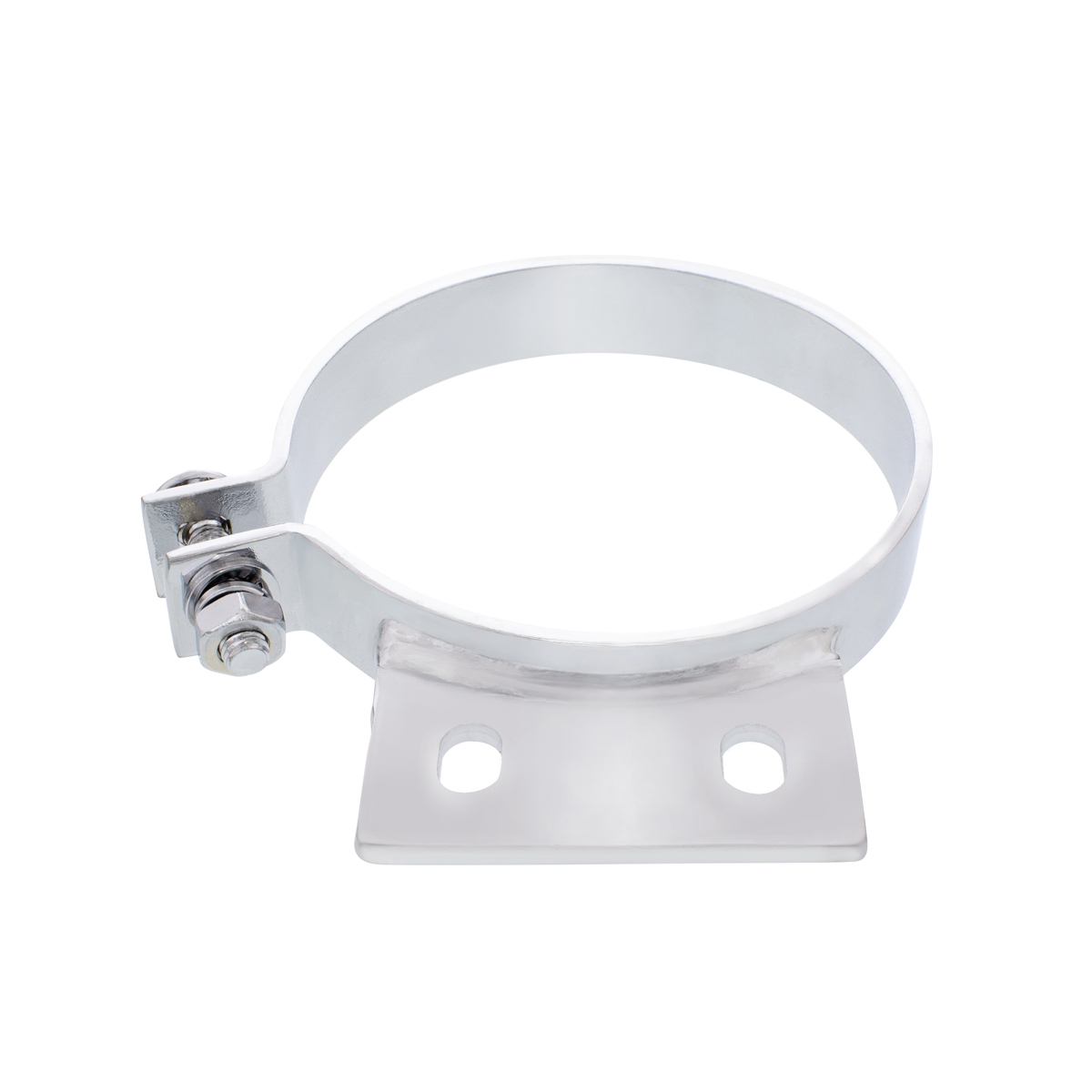 5" Chrome Exhaust Clamp For Peterbilt
