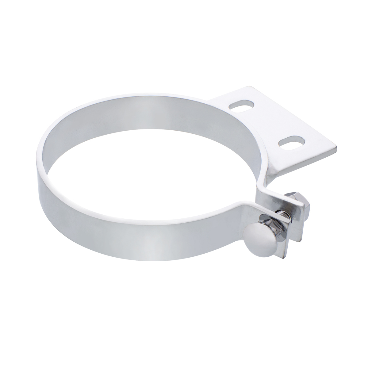 5" Chrome Exhaust Clamp For Peterbilt