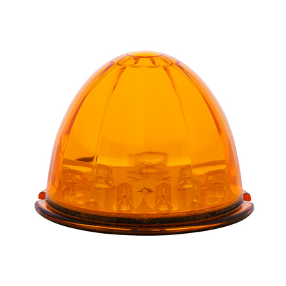17 LED Watermelon Cab Light - Amber LED/Amber Lens (Bulk)