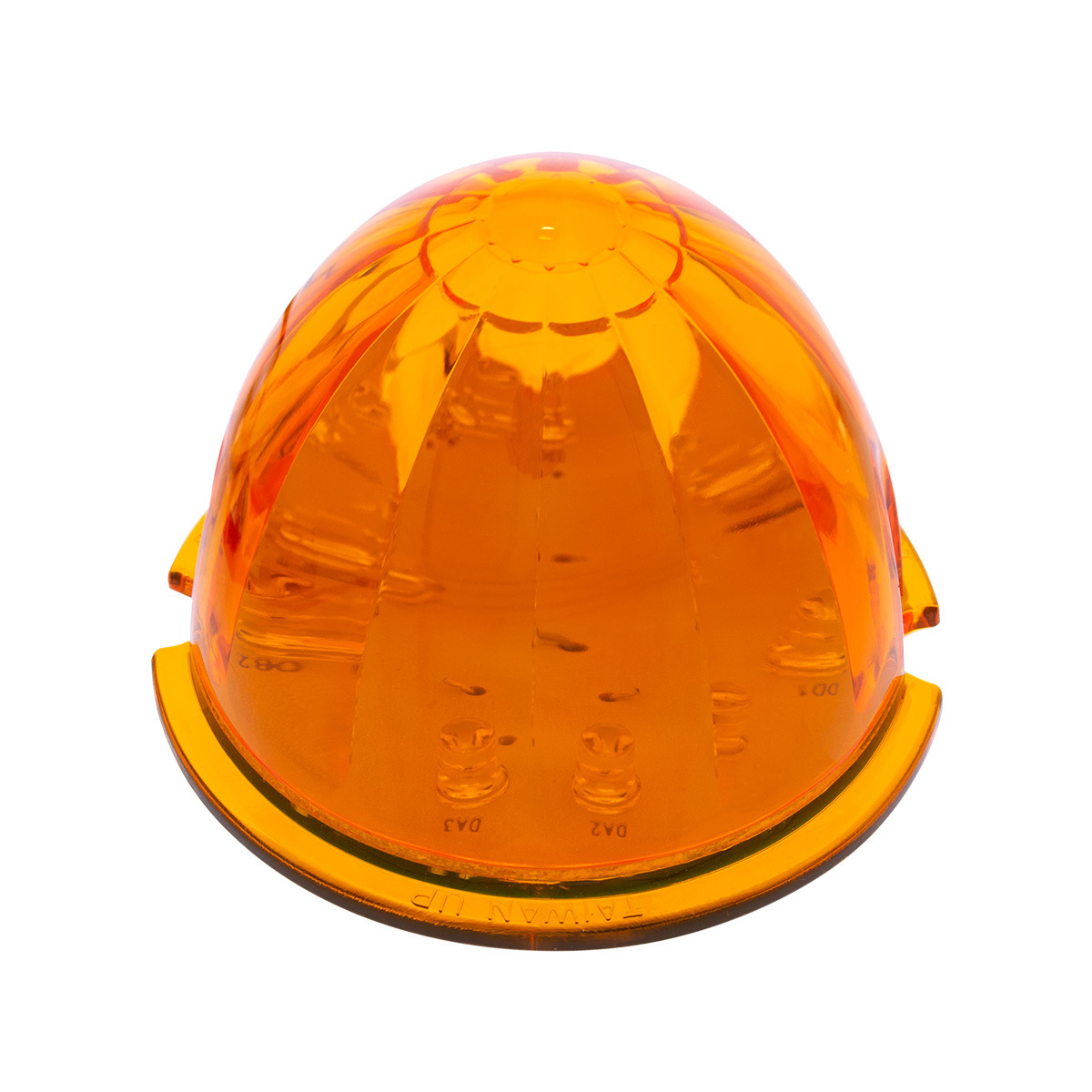 17 LED Watermelon Cab Light - Amber LED/Amber Lens (Bulk)