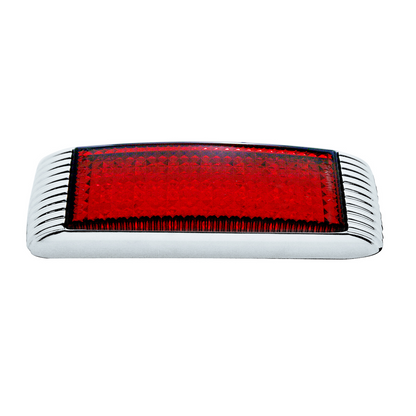 21 LED 1941 Ford Car Stye Tail Light With Chrome Bezel And Flush Mounting Pad