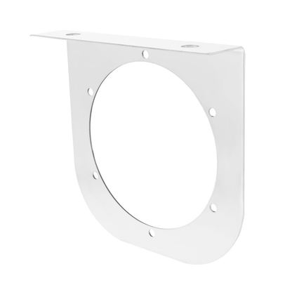 Stainless Light Bracket With Single 4" Light Cutout