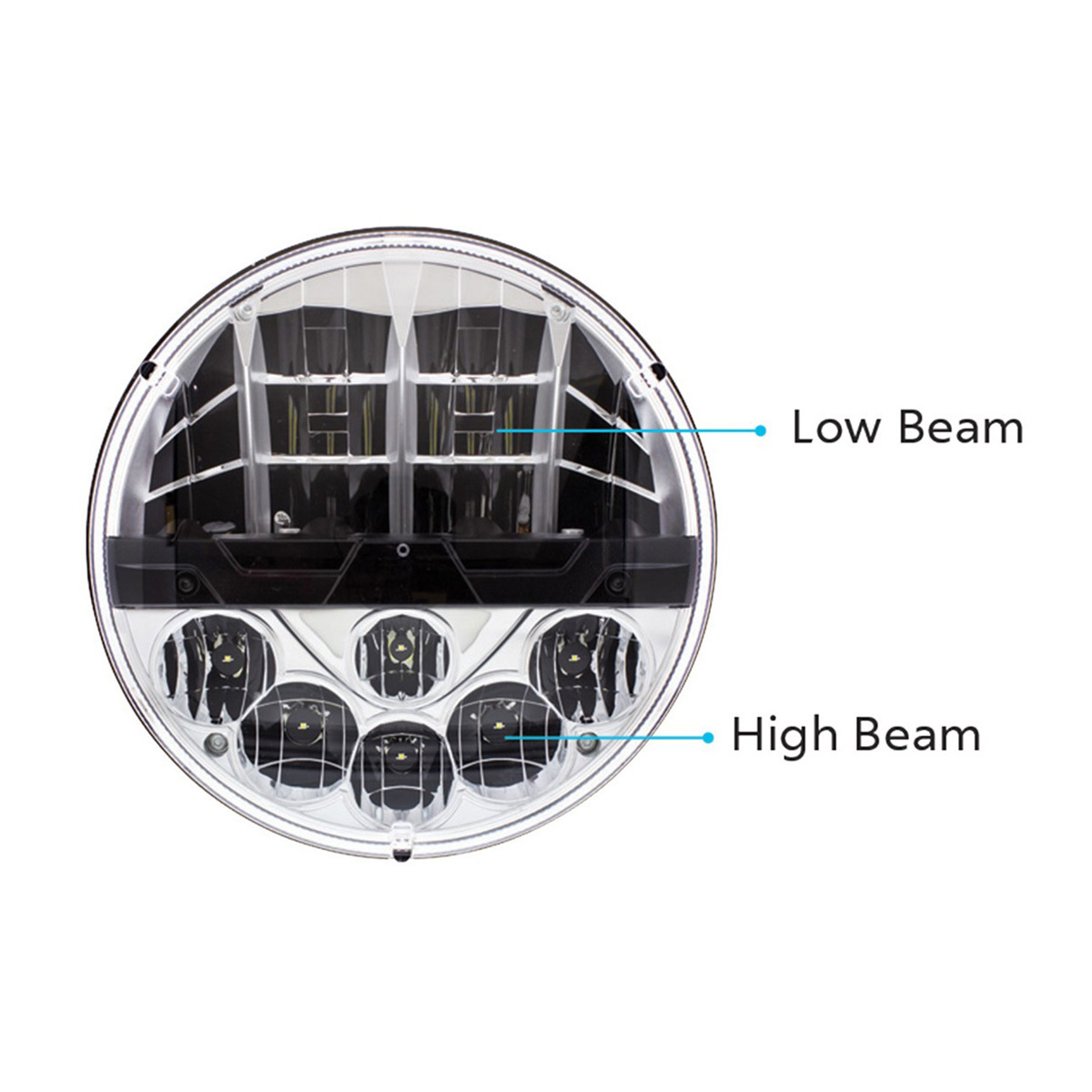 ULTRALIT - High Power LED 7" Headlight