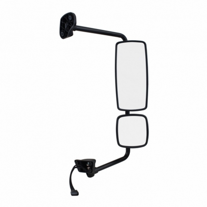 Chrome Mirror Assembly With Power Adjust & Heated For Freightliner M2 - Passenger