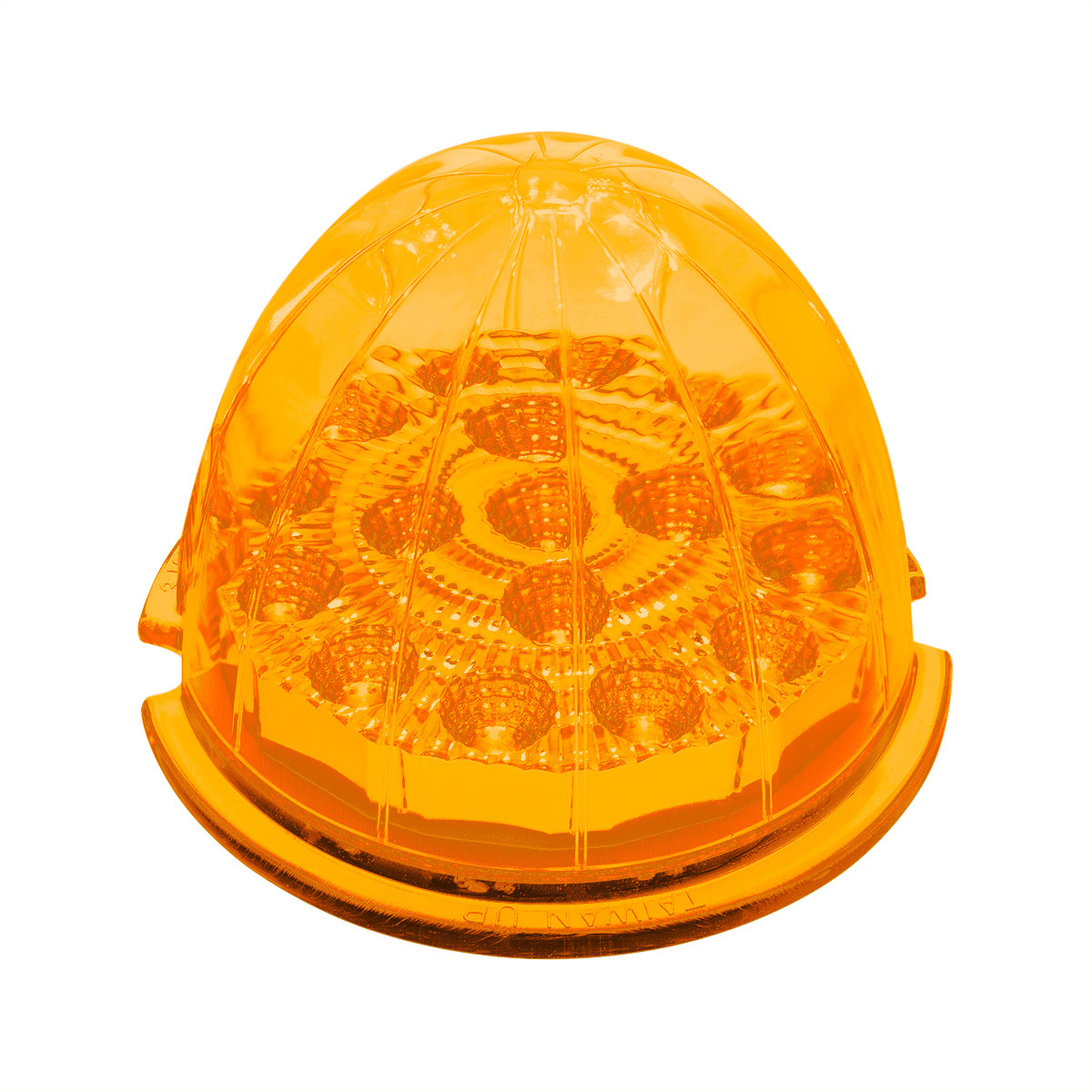 17 LED Dual Function Reflector Cab Light - Amber LED/Amber Lens