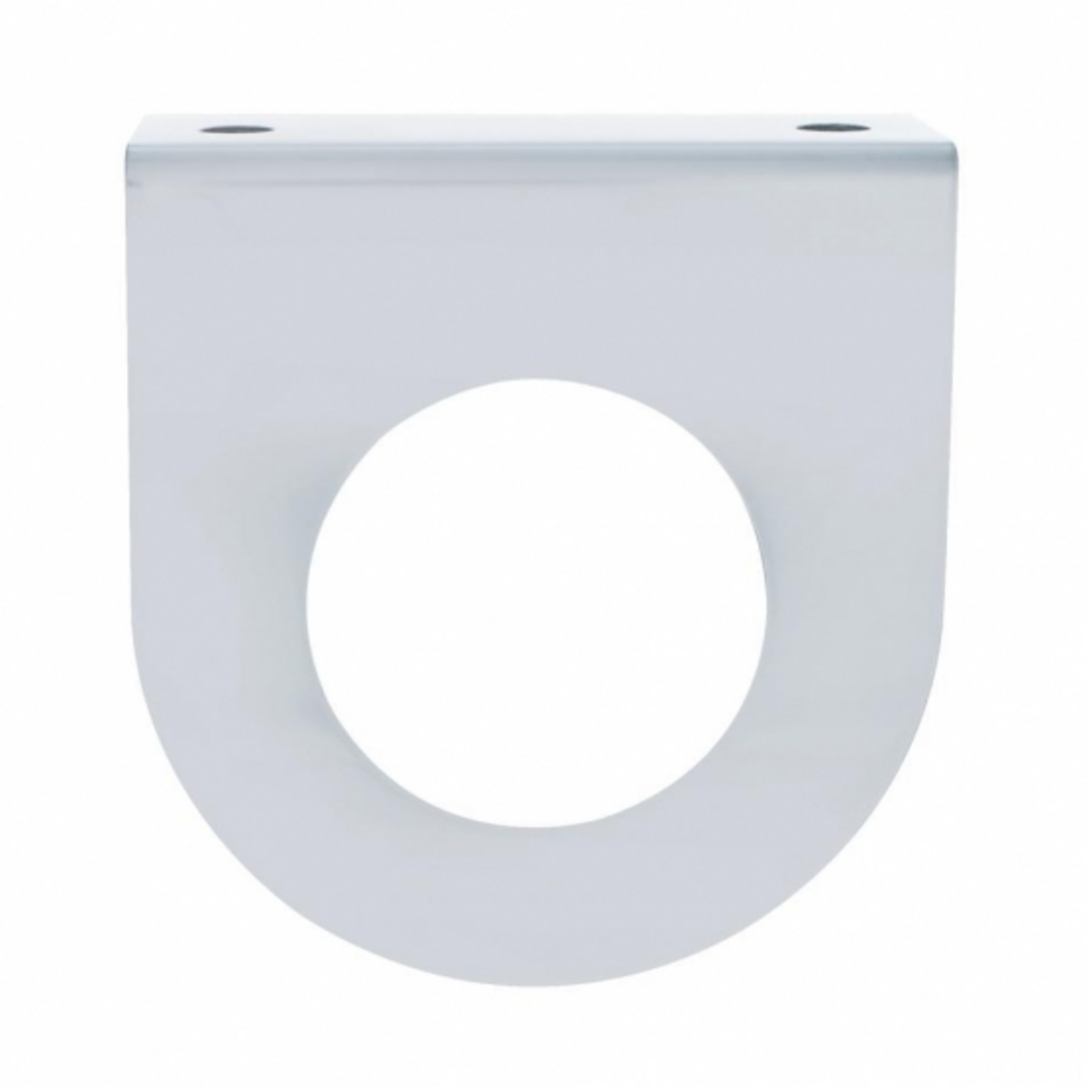 Stainless Light Bracket With Single 2" Light Cutout