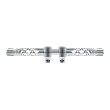 Austin Gun Cylinder Hood Ornament With LED-Chrome/White LED