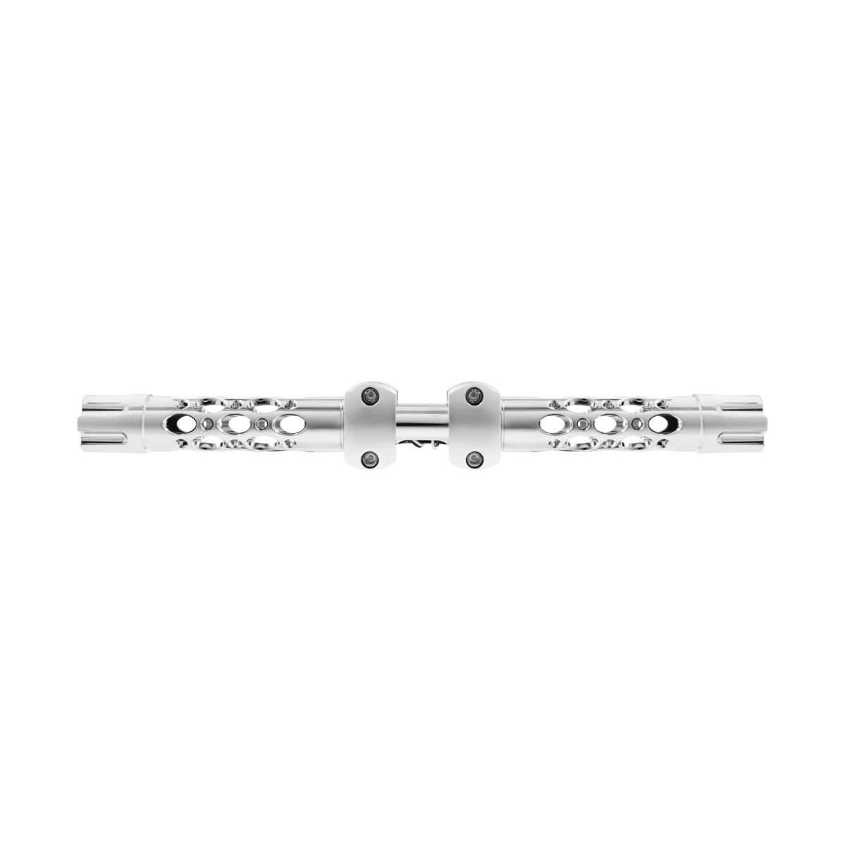 Austin Gun Cylinder Hood Ornament With LED-Chrome/White LED