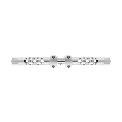 Austin Gun Cylinder Hood Ornament With LED-Chrome/White LED