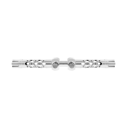 Austin Gun Cylinder Hood Ornament With LED-Chrome/White LED
