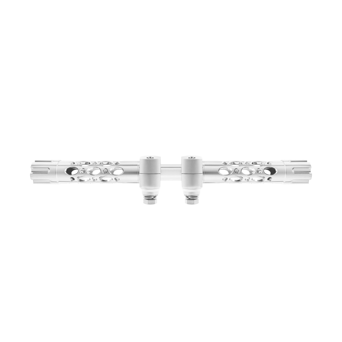 Austin Gun Cylinder Hood Ornament With LED-Chrome/White LED