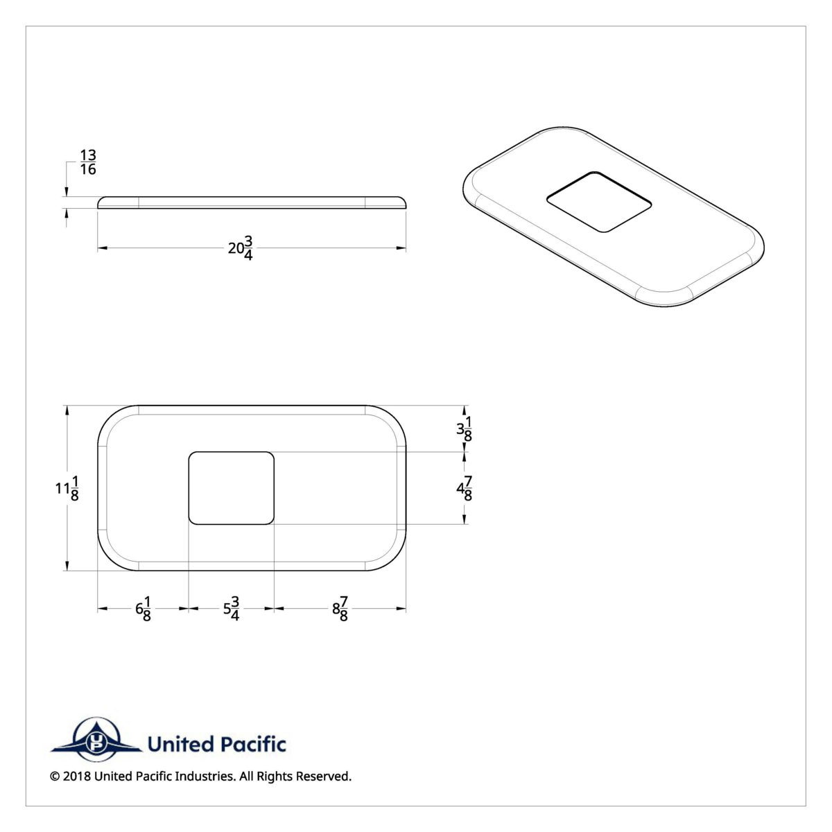 Chrome Shift Plate Cover for Peterbilt Trucks - Fits OEM S22-6041M01-201 (Bulk)