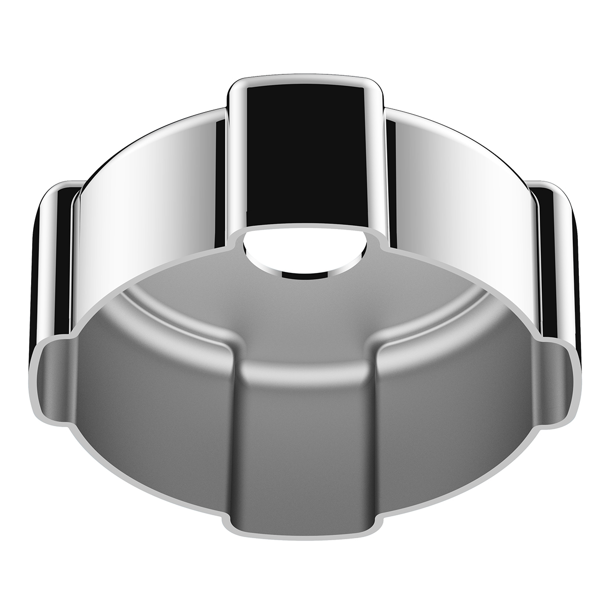 Chrome Plastic Fuel Cap Cover For Freightliner - Locking