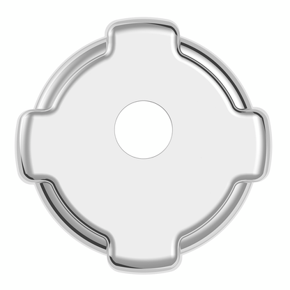 Chrome Plastic Fuel Cap Cover For Freightliner - Locking