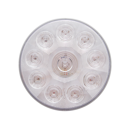 10 LED 4" Auxiliary/Utility Light - White LED/Clear Lens (Bulk)