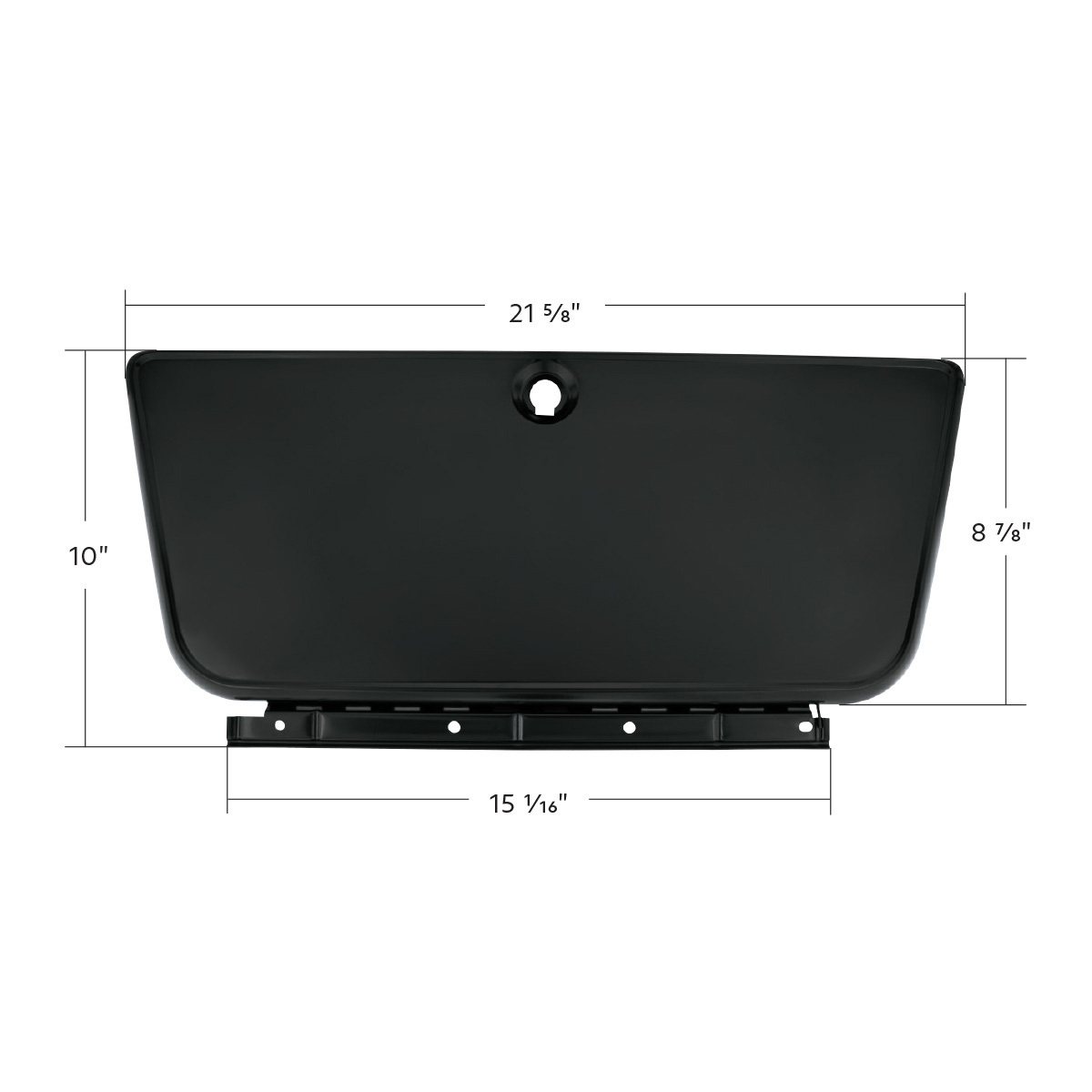 Glove Box Door For 1967-1972 Chevrolet & GMC Truck-Black