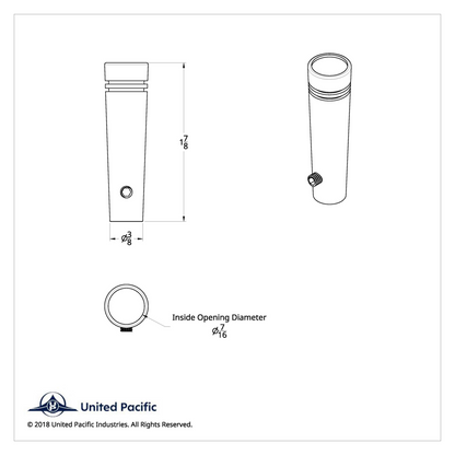Short Toggle Switch Extension For Peterbilt - Amber Crystal