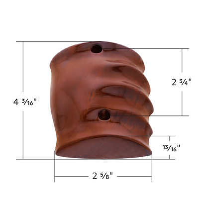 Wood T-Shape Gearshift Knob Top