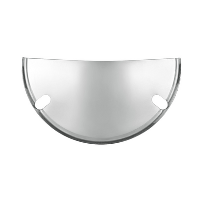 Chrome Half-Moon Shield For 5-3/4" Headlight (Pair)
