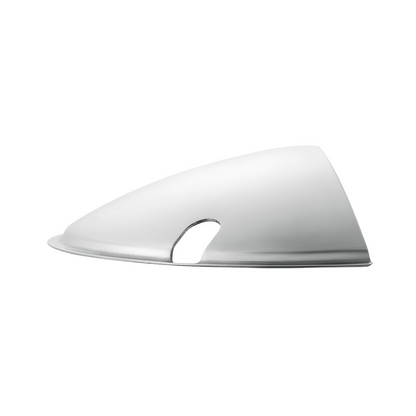 Chrome Half-Moon Shield For 5-3/4" Headlight (Pair)