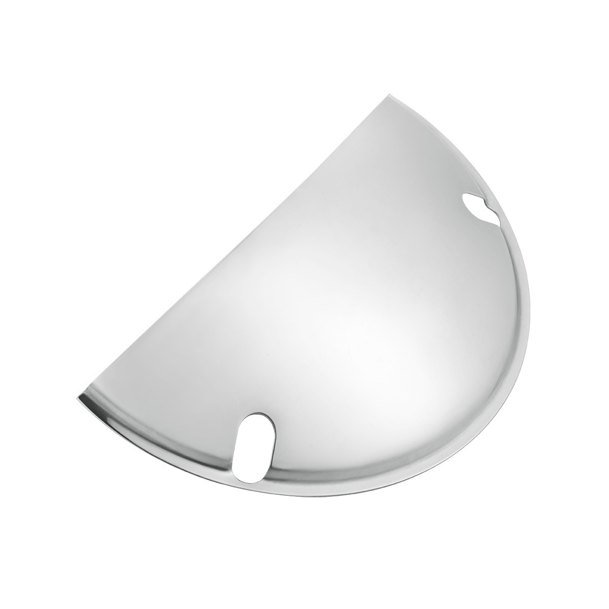Chrome Half-Moon Shield For 5-3/4" Headlight (Pair)