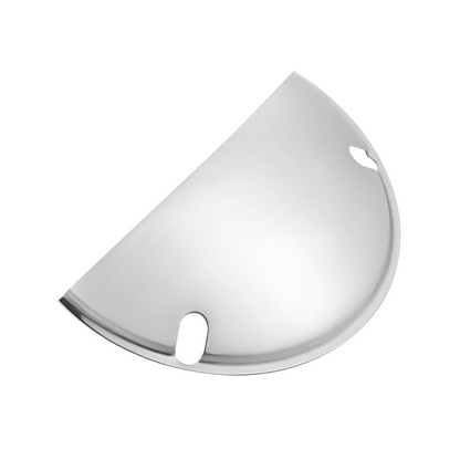 Chrome Half-Moon Shield For 5-3/4" Headlight (Pair)