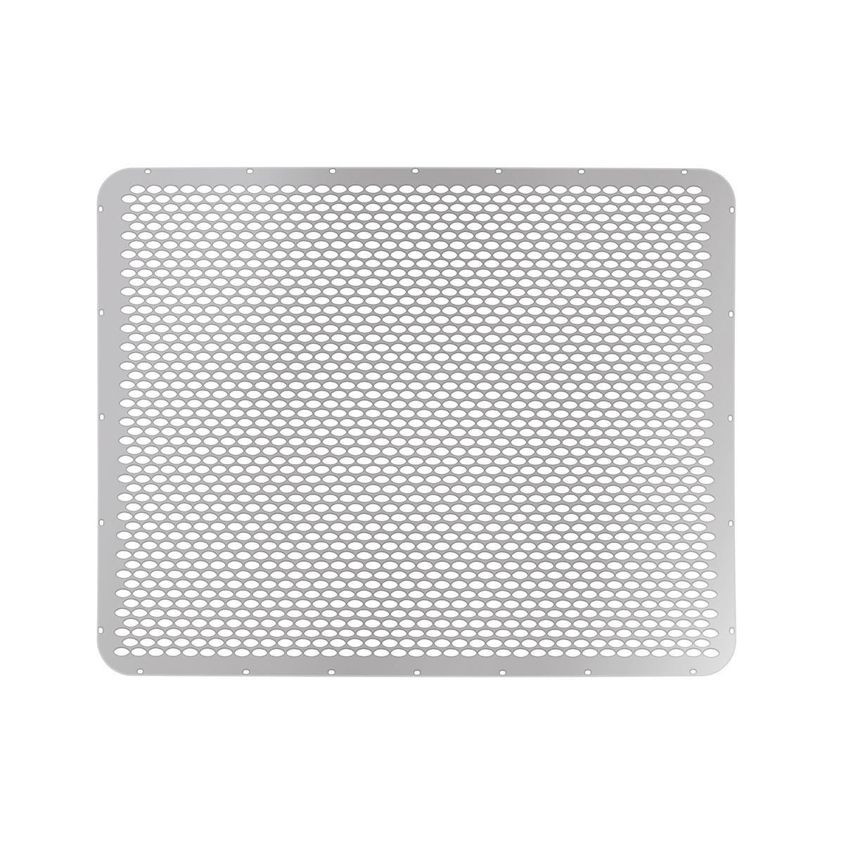 304 Stainless Grille Mesh For Peterbilt 379 With Short Hood - Alternating Oval Holes
