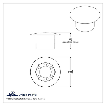 Aero Full-Moon Rear Axle Cover Kit - Matte Black
