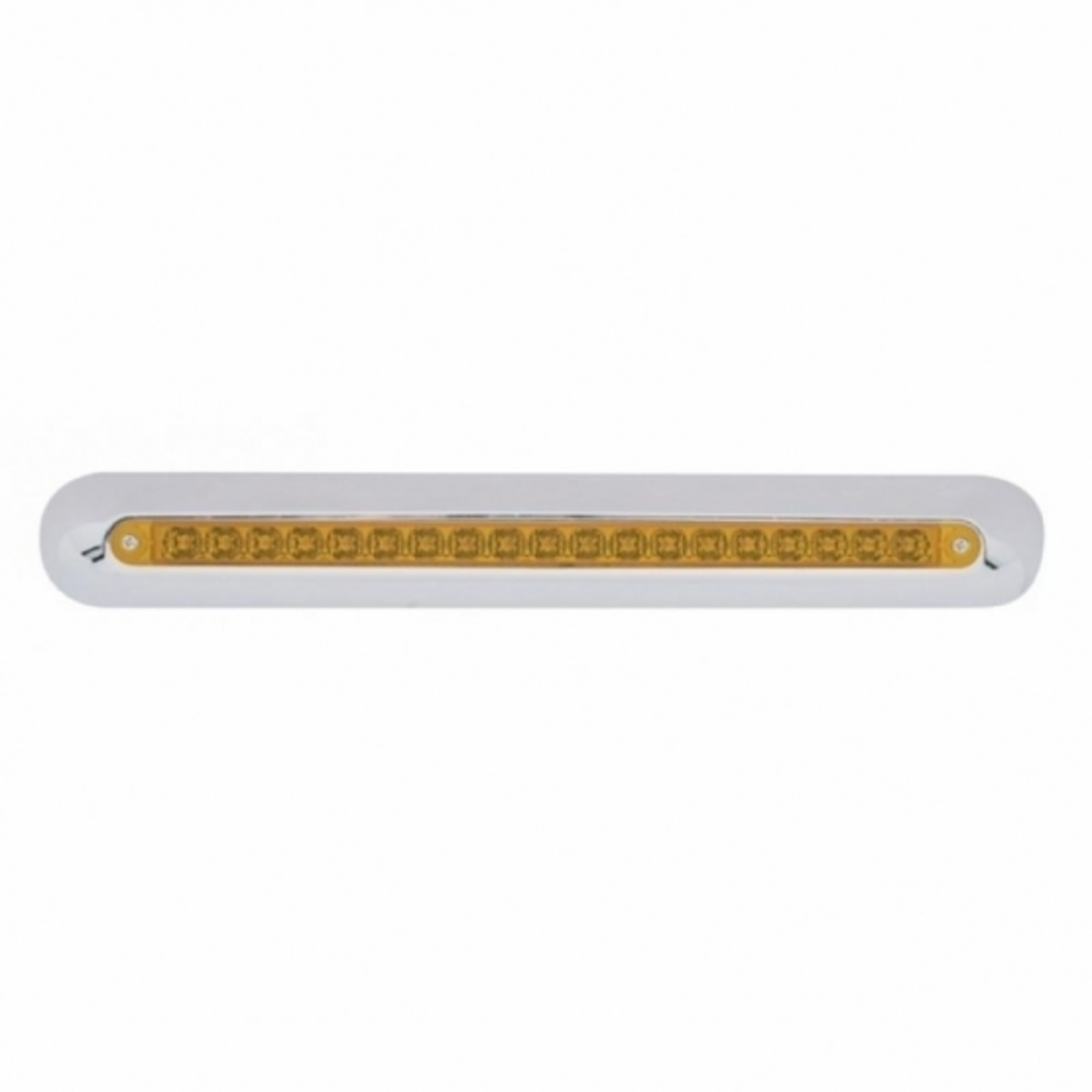 Freightliner 19 LED 12" Mirror Light Bar - Amber LED/Amber Lens