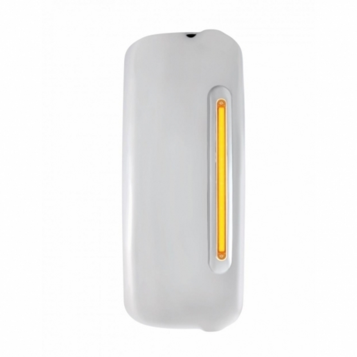Mirror Cover With 24 Amber LED 12" GloLight For 2005+ Freightliner Century/Columbia- Passenger-Amber Lens