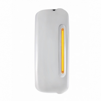 Mirror Cover With 24 Amber LED 12" GloLight For 2005+ Freightliner Century/Columbia- Passenger-Amber Lens