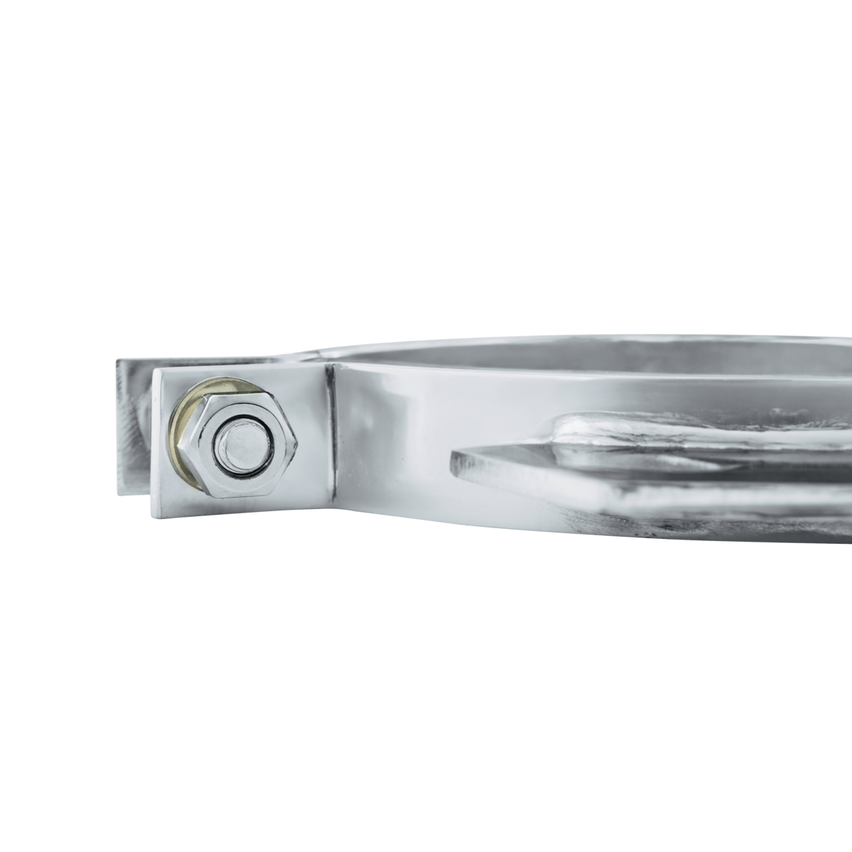 6" Chrome Exhaust Clamp For Peterbilt Ultra Cab