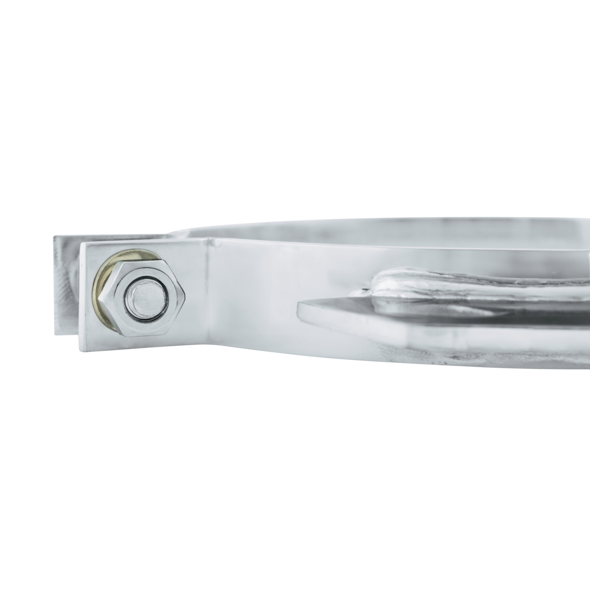 6" Chrome Exhaust Clamp For Peterbilt Ultra Cab