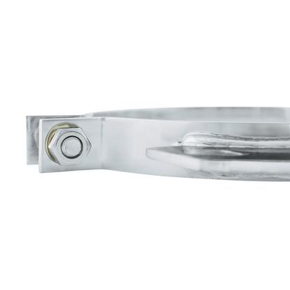 6" Chrome Exhaust Clamp For Peterbilt Ultra Cab